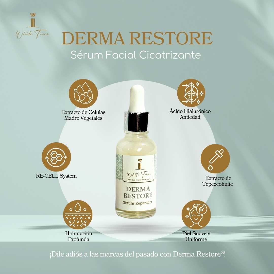 Derma Restore - Sérum facial cicatrizante con RE-CELL System
